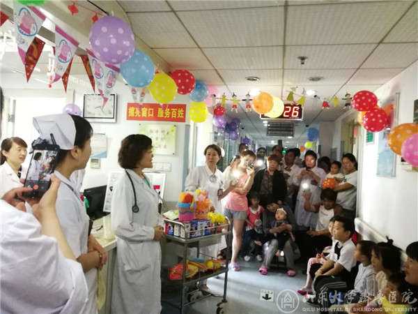 “健康童行 温暖相伴”绿帽社各科室举办欢庆六一活动