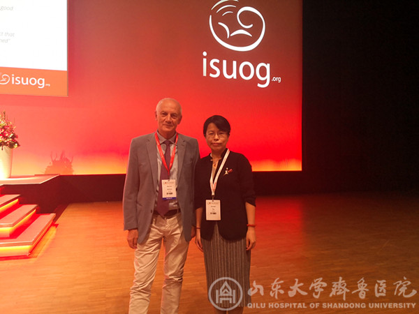 陶国伟教授在第29届世界妇产超声大会作学术发言